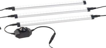 Preview: 3er-Komplett-Set dimmbare LED-Unterbauleuchte, 720 Lumen, 9 Watt