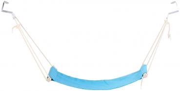 Preview: Foot hammock with real wood rods, to hang under the table, 60 cm