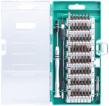 Preview: Coffret de vissage 62 pièces avec tournevis pour appareils électroniques