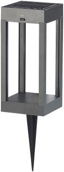 Preview: Outdoor-Solar-Laterne, RGB+W-LEDs, Fernbedienung, 80 lm, 1 W
