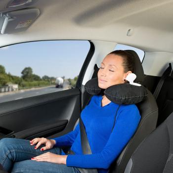 Preview: Cuscino da collo gonfiabile con altoparlante stereo integrato