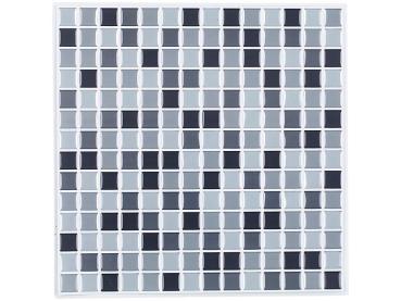 Preview: Mosaïque autocollante pour carrelage Gris