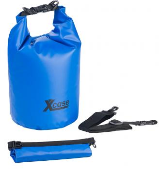 Preview: Waterproof pack sack, hard-wearing industrial tarpaulin, 10 l, blue