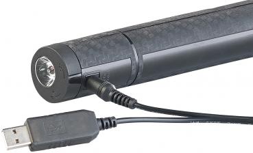 Preview: Kompakte Akku-Kompressor-Luftpumpe mit Digital-Manometer & LED-Licht - Für Fahrrad- Motorrad- Auto-Reifen & Bälle - Max. 101 psi/7 bar - USB-aufladbar