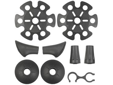 Preview: 2er-Set Wander-, Trekking- & Walking-Stöcke mit Anti-Shock-Federung