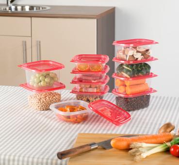 Preview: 30-teiliges Frischhaltedosen-Set BASIC, BPA-frei (15 Dosen)