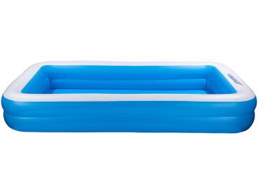 Preview: Piscine gonflable XXL 305 x 183 x 51 cm, blanc et bleu