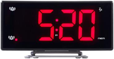 Preview: Projektions-Radiowecker mit Curved-Display, Dual-Alarm & USB-Ladeport, rote LEDs Preview: Projektions-Radiowecker mit Curved-Display, Dual-Alarm & USB-Ladeport, rote LEDs