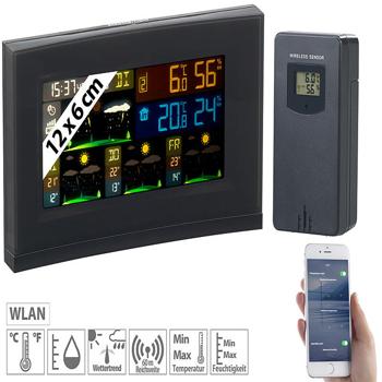 Preview: Station météo connectée avec capteur extérieur et écran couleur FWS-740