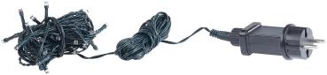 Preview: LED-Lichterkette 40 bunte LEDs für innen & aussen – IP44 Spritzwasserschutz - 4-farbig Rot Gelb Blau Grün – 3,6W – 9m Gesamtlänge inkl. 5m Zuleitung