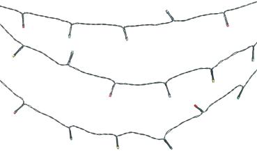 Preview: Fata LED con 320 LED per interni ed esterni, IP44, 4 colori, 32 m Preview: Fata LED con 320 LED per interni ed esterni, IP44, 4 colori, 32 m