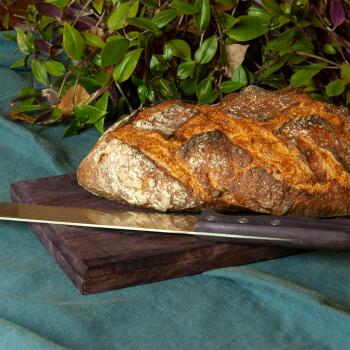 Preview: Couteau à pain avec lame de 20 cm et manche en bois