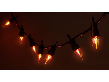 Preview: Catena luminosa decorativa con 10 lampadine a fiamma, IP44, 4,2 m Preview: Catena luminosa decorativa con 10 lampadine a fiamma, IP44, 4,2 m