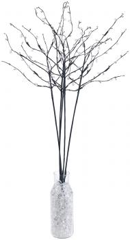 Preview: 5 rami deco, 36 boccioli in plastica e 6 LED ciascuno, a batteria, timer