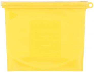 Preview: 4er-Set Silikon-Lebensmittelbeutel, wiederverschliessbar, 1.000 ml