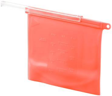 Preview: 8er-Set Silikon-Lebensmittelbeutel, wiederverschliessbar, 1.000 ml