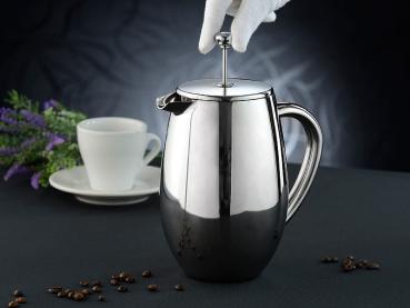 Preview: Thermo coffee maker, French press, stainless steel, double-walled, 1 liter