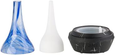 Preview: Aroma-Diffusor im handgefertigten Glasdesign, mit Farbwechsel-LED und 120 ml Fassungsvermögen