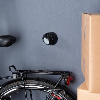 Preview: 2 spots LED sans fil, détecteur de mouvement, pivotants à 360°, 100 lm, noirs