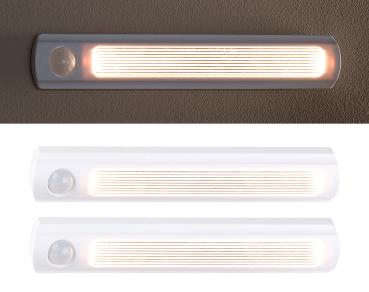 Preview: 2 lampes de placard sans fil à LED avec détecteur - 25 lm - Blanc