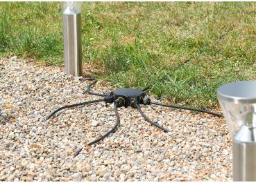 Preview: Scatola di connessione cavi per esterni, a 6 vie, per cavi con Ø 4 - 14 mm, IP68 Preview: Scatola di connessione cavi per esterni, a 6 vie, per cavi con Ø 4 - 14 mm, IP68