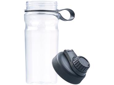 Preview: BPA-freie Sport-Trinkflasche, 700 ml, auslaufsicher, transparent