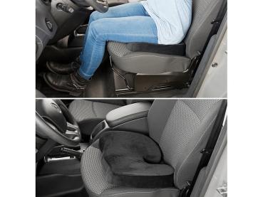 Preview: Memory foam seat cushion with gel layer and anti-slip cover