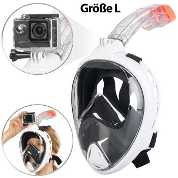 Preview: Masque et tuba avec support caméra, taille L