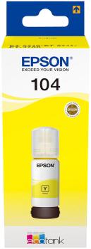 Preview: Epson 104, ink yellow, Epson C13T00P440, up to 7500 pages