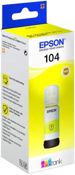 Preview: Epson 104, ink yellow, Epson C13T00P440, up to 7500 pages
