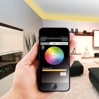 Preview: WLAN controller for smartphone remote control of LED strips / Strips