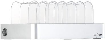 Preview: 6-port USB charging station with removable dividers, 10 A /50 Watt