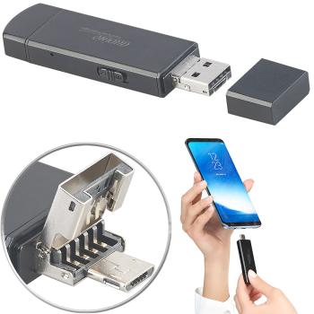 Preview: Enregistreur vocal OTG et clé USB 2 en 1 REC-220