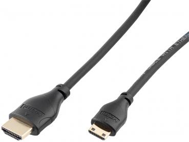 Preview: Câble adaptateur mini-HDMI mâle vers HDMI mâle, 1 m