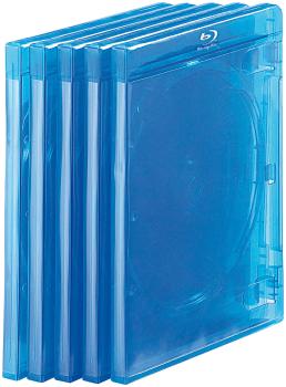 Preview: Blu-ray soft cases blue-transparent in pack of 10 for 2 discs each
