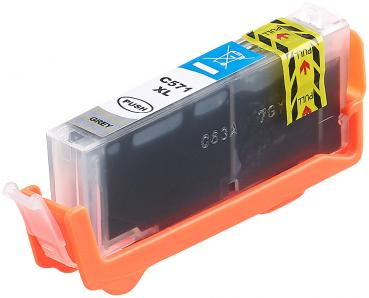 Preview: iColor Tintenpatrone ersetzt CLI-571GY XL Canon-Drucker-Alternative - Grau, 11ml, 715 A4-Seiten - Für Pixma MG/TS Serien - Hohe Qualität & günstig
