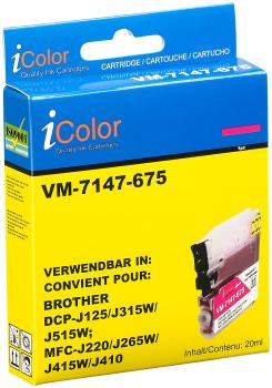 Preview: Cartouche iColor Compatible Brother LC985 Magenta - Qualité d‘Impression Exceptionnelle - Économies Énormes - Alternative Originale Preview: Cartouche iColor Compatible Brother LC985 Magenta - Qualité d‘Impression Exceptionnelle - Économies Énormes - Alternative Originale