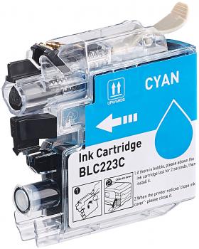Preview: Ink cartridge for Brother (replaces LC-223C), cyan