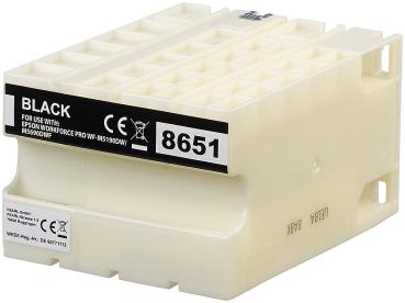 Preview: Cartouche d’encre iColor compatible Epson T8651 - Noir - Qualité exceptionnelle, 8000 pages A4 - Compatible WorkForce Pro WF-M 5xxx Series Preview: Cartouche d’encre iColor compatible Epson T8651 - Noir - Qualité exceptionnelle, 8000 pages A4 - Compatible WorkForce Pro WF-M 5xxx Series