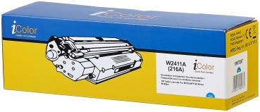 Preview: PEARL Markentoner für HP Laserdrucker – cyan (ersetzt HP 216A W2411A) – 850 Seiten für Color LaserJet Pro M155 M182nw M183fw