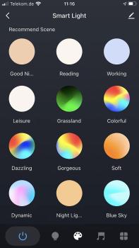 Preview: WLAN-LED-Glasbodenbeleuchtung, 4 Klammern mit 12 RGBW-LEDs, App Preview: WLAN-LED-Glasbodenbeleuchtung, 4 Klammern mit 12 RGBW-LEDs, App