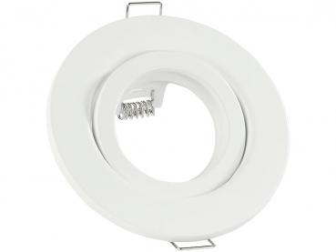 Preview: lot de 6 cadres d’encastrement pour MR16, blanc, pivotant