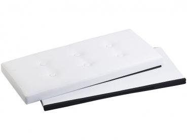 Preview: pack of 2 Panca e cassa pieghevole 2in1, 80 l, fino a 300 kg, bianco