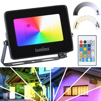 Preview: Wetterfester Outdoor-Fluter, RGB-CCT-LEDs, 15 Watt, 1.250 lm, IP65