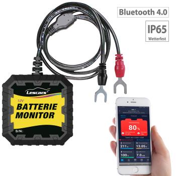 Preview: Car Battery Tester and Monitor for 12 Volt, with Bluetooth & App, IP65