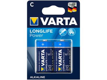 Power-Alkaline Batteries - Type C / LR14 - 1.5 Volt - 2-Pack
