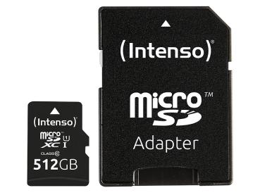Preview: scheda di memoria microSDXC UHS-I Premium 512 GB, fino a 45 MB/s, Classe 10/U1