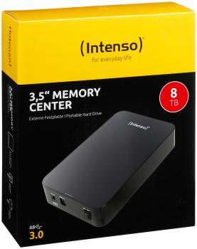 Preview: Memory Center External 3.5“ hard drive 8 TB, USB 3.0, black