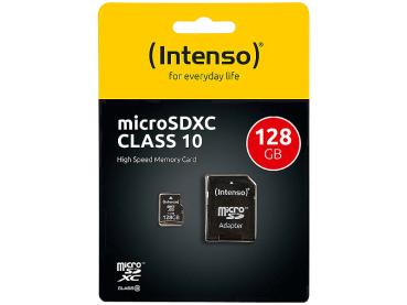 Preview: microSDXC-Speicherkarte 128 GB, Class 10 – hohe Geschwindigkeit & zuverlässige Performance, ideal für Smartphone, Kamera & mehr, inkl. SD-Adapter
