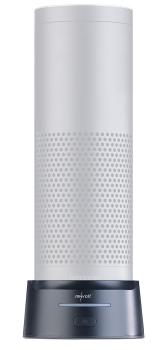 Preview: 2in1-Powerbank für Amazon Echo 1 - Mobiler Akku für unterwegs - 10.000 mAh - Lädt USB-Geräte - Inkl. Tragegurt - PB-110.echo - 15V 1.4A - 8h Laufzeit